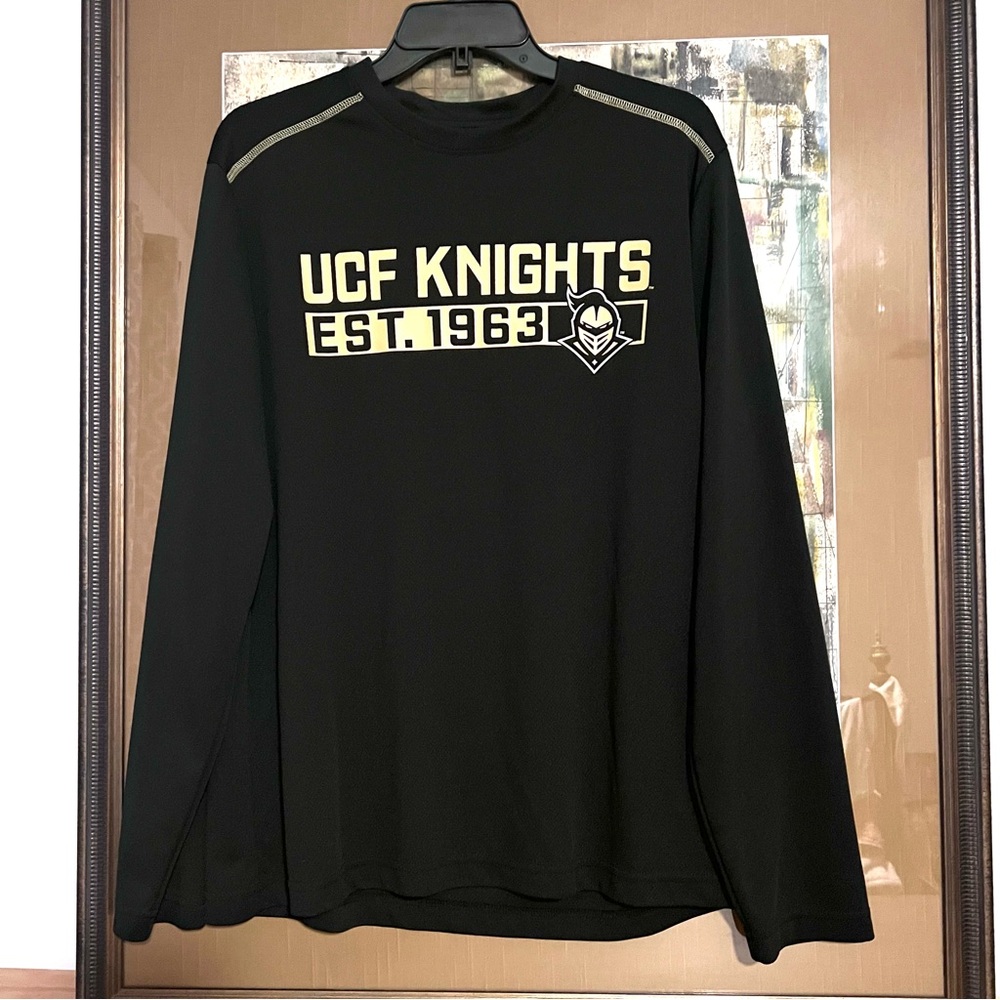 NCAA UCF Knights Black Long Sleeve T-Shirt NWOT